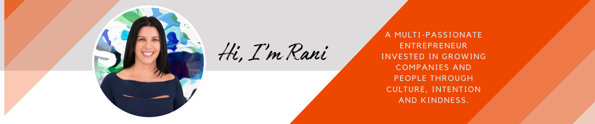 Hi, I am Rani